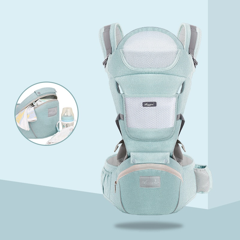 Baby carrier waist stool & bag