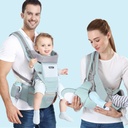 Baby carrier waist stool & bag