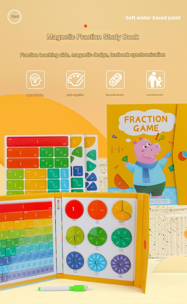 Mathematical fraction Game