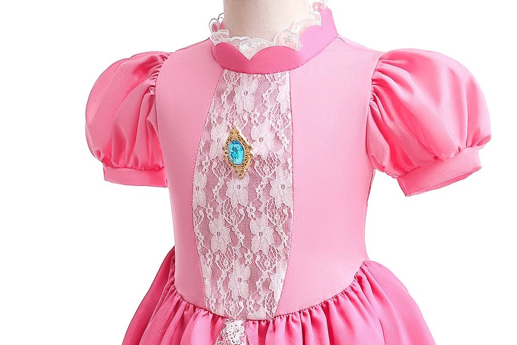 Pink Peach Princess Dress Costume