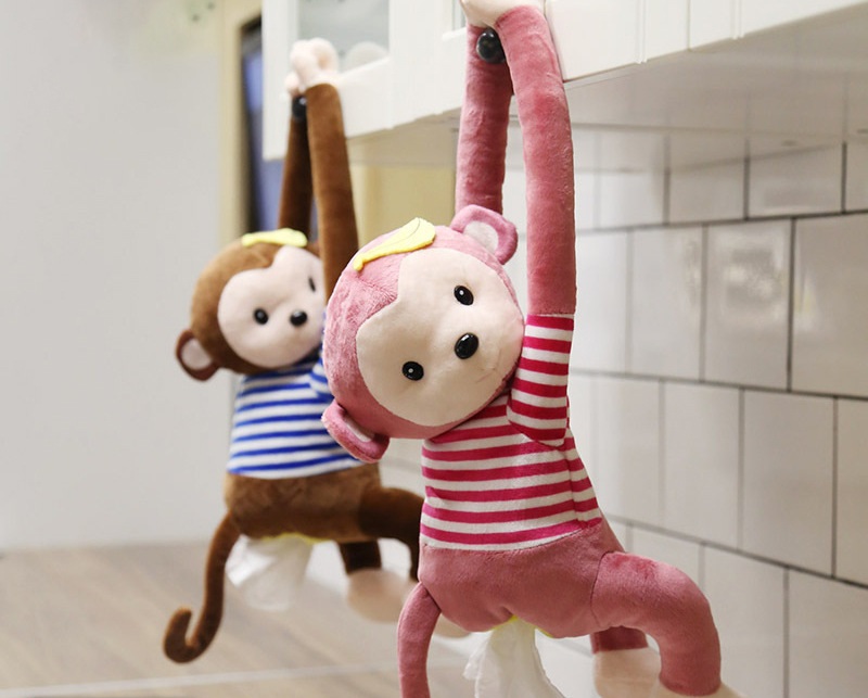 Pipi Monkey hanging tissue box