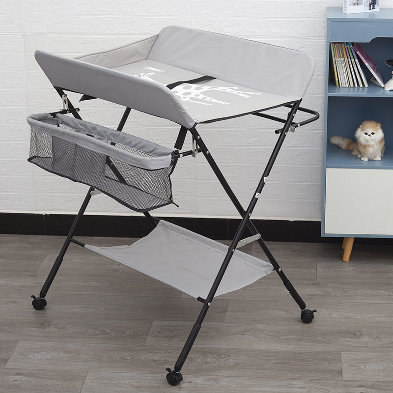 Foldable baby multifunctional changing table