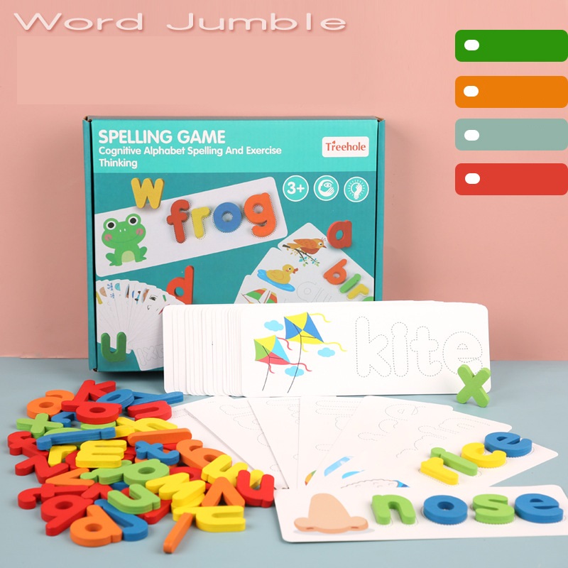 [TOYS00015] Wooden word puzzle game